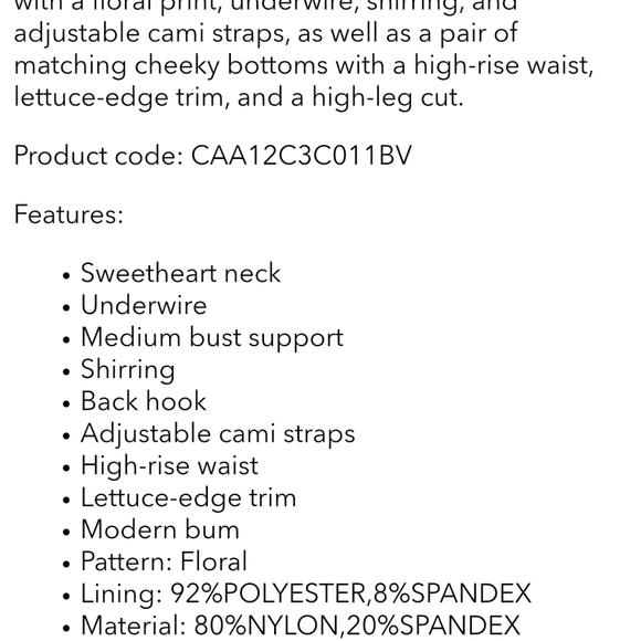 Cupshe bikini - new with tags (small) - Picture 6 of 6